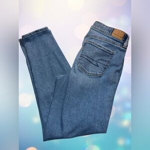 American Eagle Outfitters Blue Ankle & Cropped Jeans